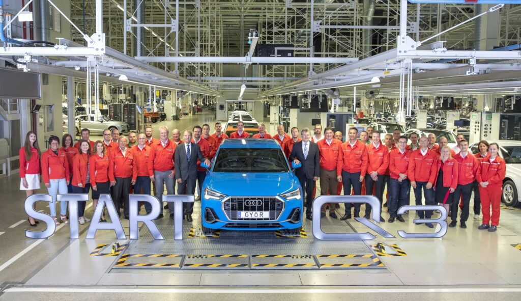 Erster SUV aus Győr: Produktionsstart des Audi Q3 bei Audi Hungaria