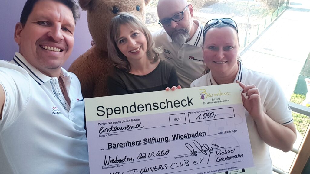 Besuch und „Scheckübergabe“ beim Kinderhospiz Bärenherz in Wiesbaden