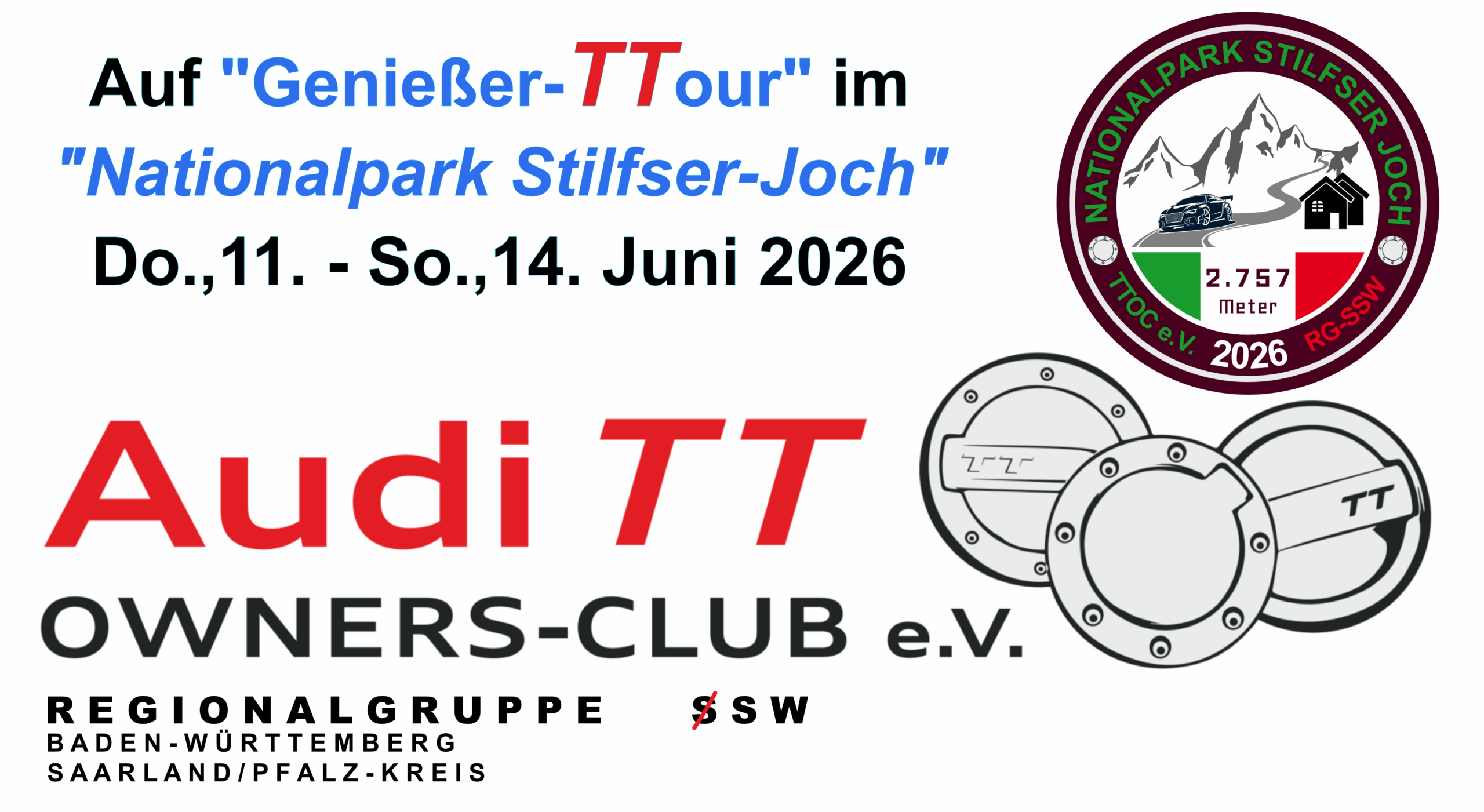 Touren um Nationalpark Stilfser-Joch 11.-14. Juni 2026